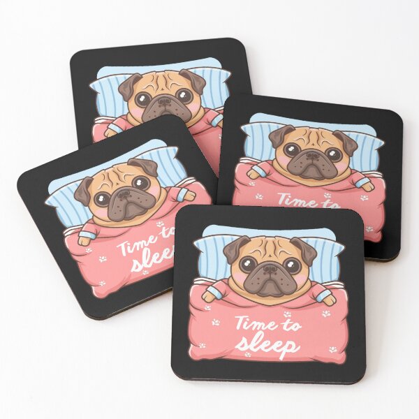 Item preview, Pug Pyjamas Time to Sleep designed and sold by Daria-Shop.