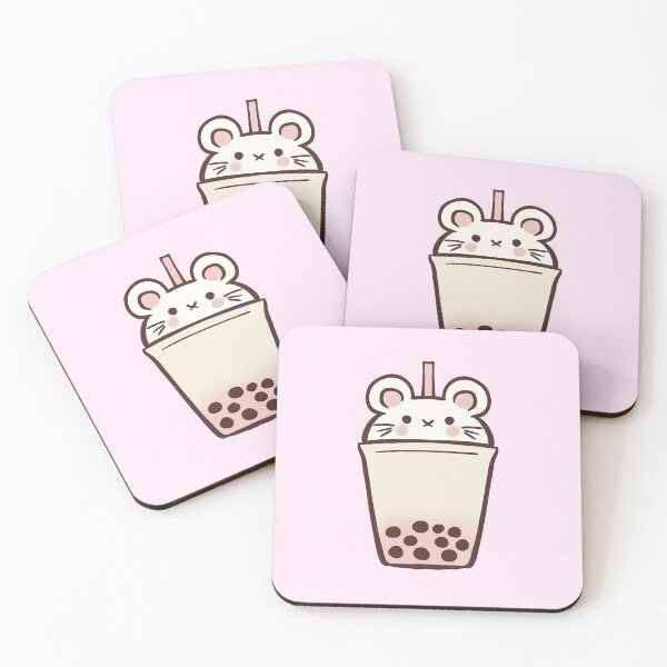 Item preview, boba mouse illustration  designed and sold by Mayarart.