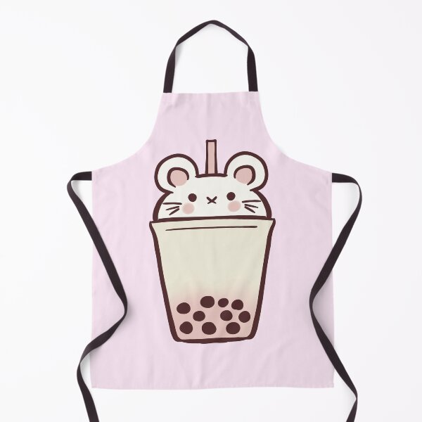 Item preview, boba mouse illustration designed and sold by Mayarart.