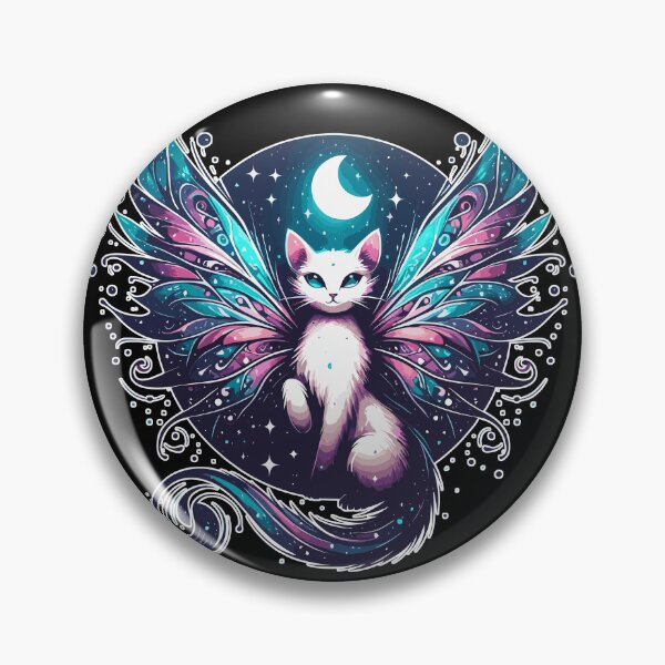 Item preview, Magical Fairy Cat in Starry night designed and sold by TomFrontierArt.