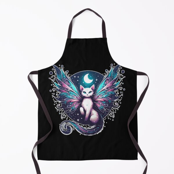 Item preview, Magical Fairy Cat in Starry night designed and sold by TomFrontierArt.