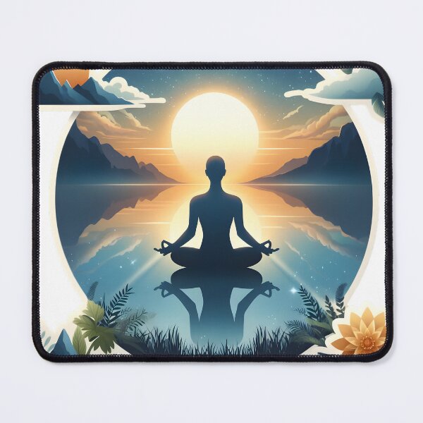 Item preview, Yoga by Beach Bliss designed and sold by AI-Only Creations.
