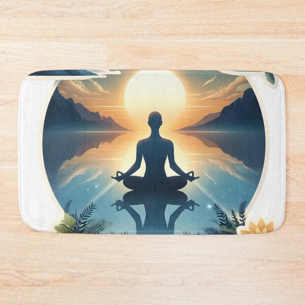 Item preview, Yoga by Beach Bliss designed and sold by AI-Only Creations.