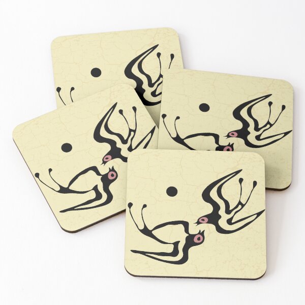 Item preview, Minoan Swallow Birds Pattern designed and sold by Aeterna Prints.