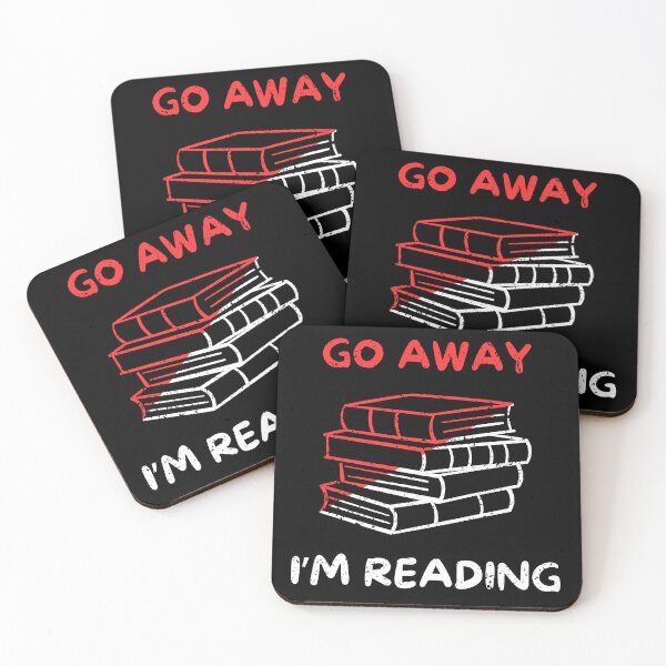 Item preview, Go away i'm reading designed and sold by Gilpro Designs.