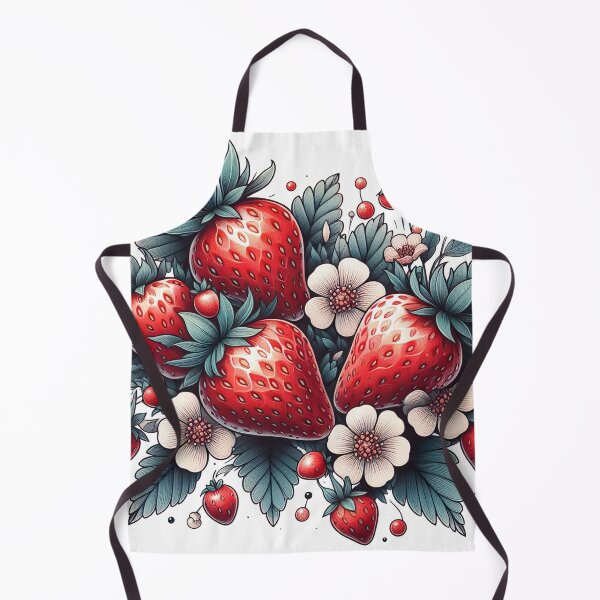 Item preview, Strawberries and Blossoms designed and sold by fairycoffins.