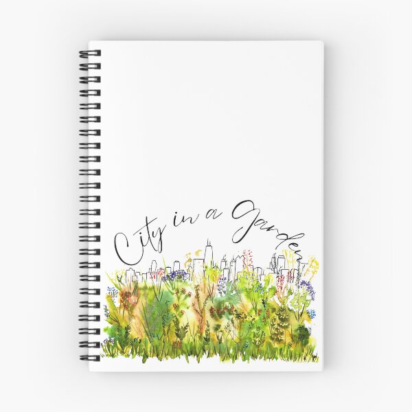Item preview, City in a Garden Watercolor designed and sold by Color Chicago.