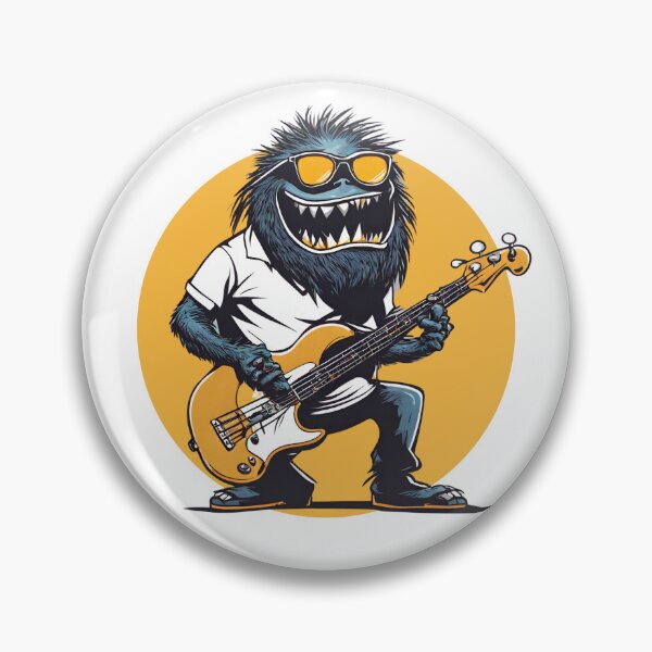 Item preview, FURRY MONSTER 3 – cool furry monster – bass furry monster – bass monster designed and sold by Musicians-world.