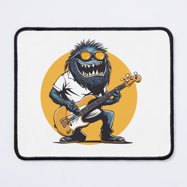 Item preview, FURRY MONSTER 3 – cool furry monster – bass furry monster – bass monster designed and sold by Musicians-world.