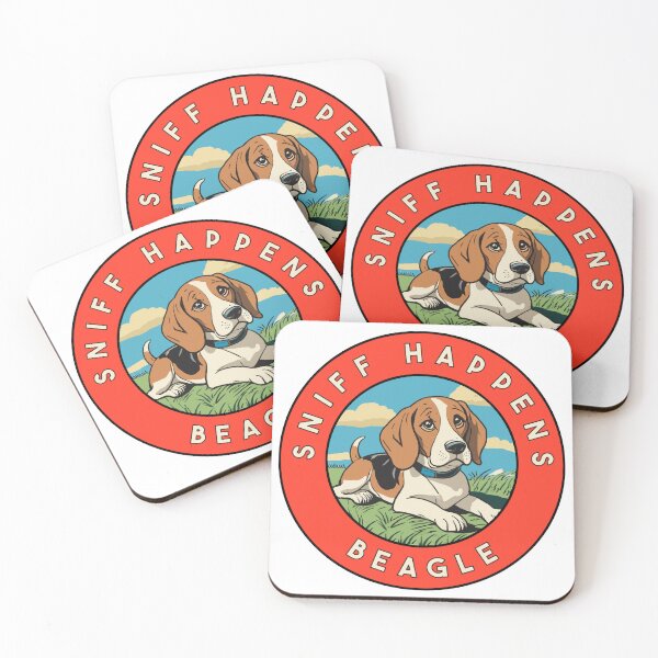 Item preview, Sniff Happens Beagle Decal designed and sold by Decal Mania.