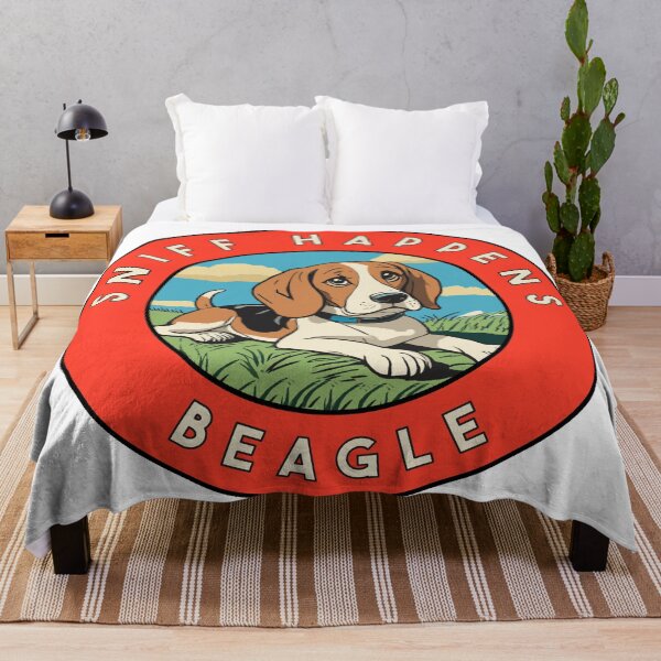 Item preview, Sniff Happens Beagle Decal designed and sold by Decal Mania.