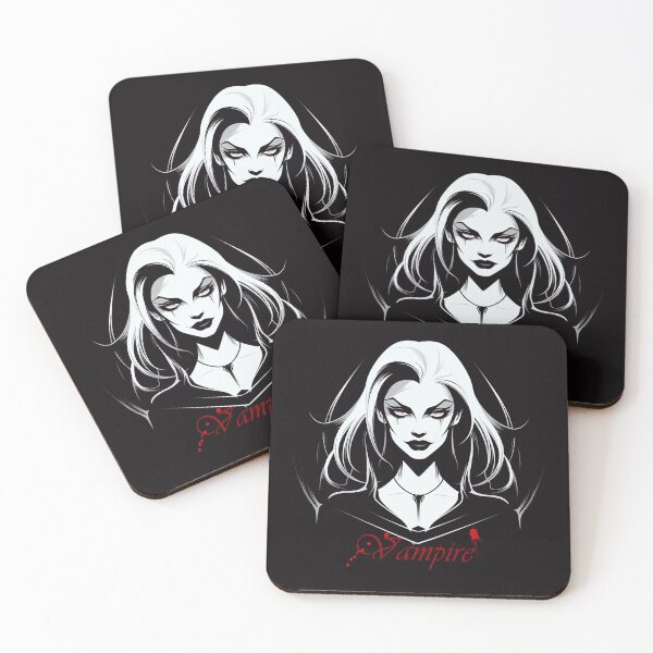 Item preview, Vampire Girl with Blood Retro Classic Art designed and sold by redstar19.