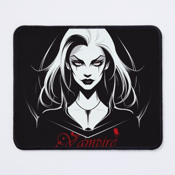 Item preview, Vampire Girl with Blood Retro Classic Art designed and sold by redstar19.