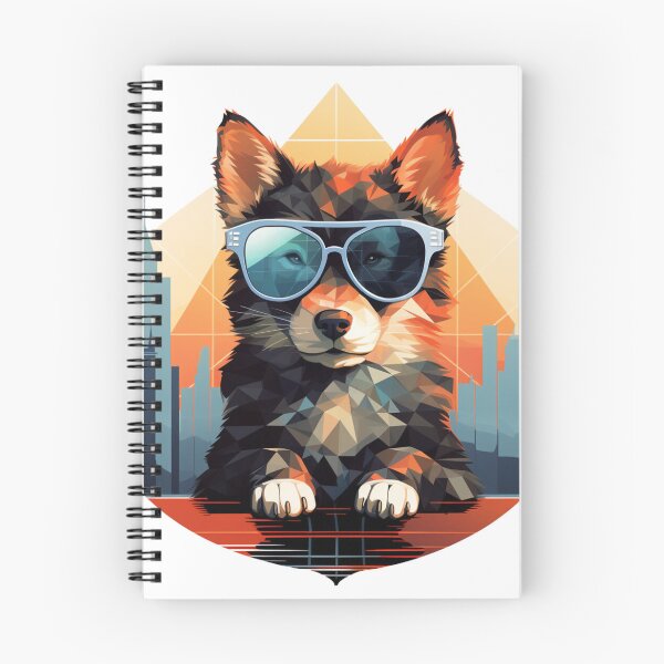 Item preview, smart modern  cool dog with sunglasses  designed and sold by Fernnieskillup.