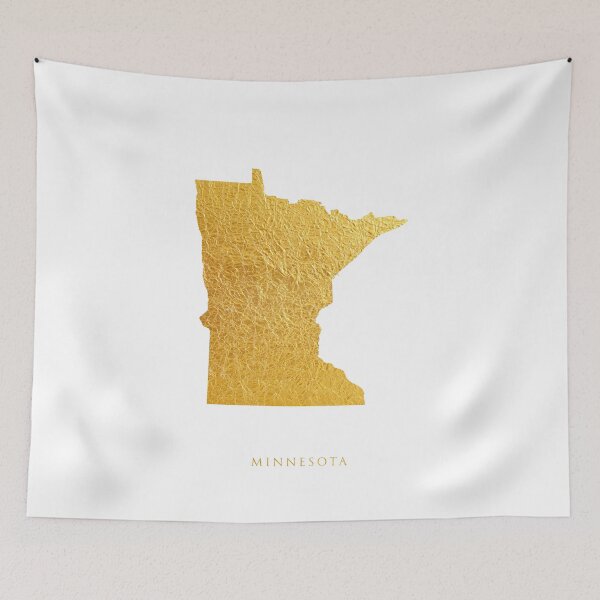 Item preview, Minnesota Gold Map designed and sold by ArtPrints.