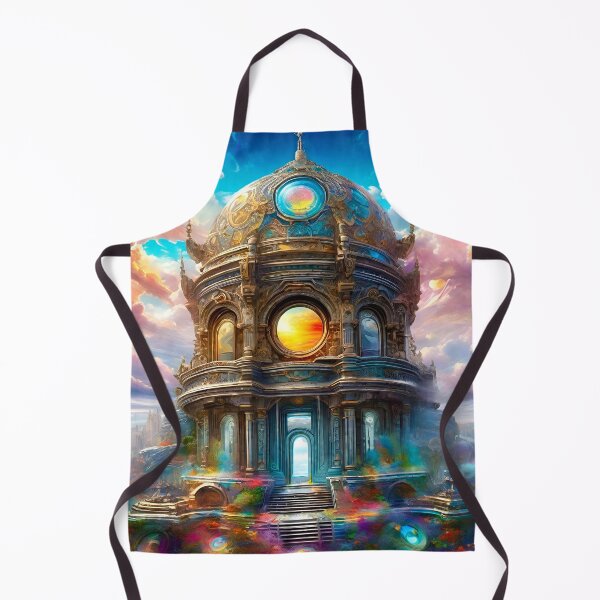 Artikelvorschau, Dreamscape Castle in the Clouds – Surreale Fantasy-Kunst entworfen und verkauft von Delerat7.