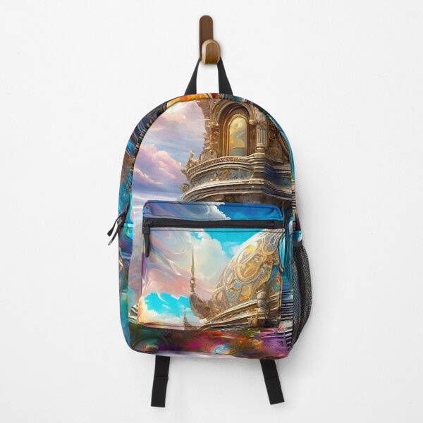Artikelvorschau, Dreamscape Castle in the Clouds – Surreale Fantasy-Kunst entworfen und verkauft von Delerat7.