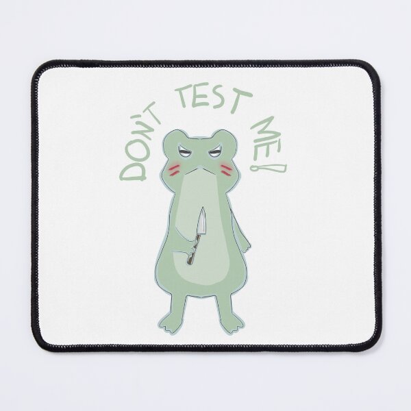 Item preview, Frog "Don´t test me!" designed and sold by Iconic shop.