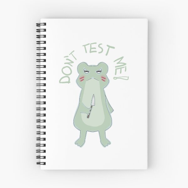 Item preview, Frog "Don´t test me!" designed and sold by Iconic shop.