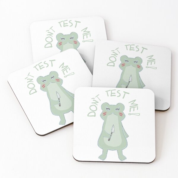 Item preview, Frog "Don´t test me!" designed and sold by Iconic shop.
