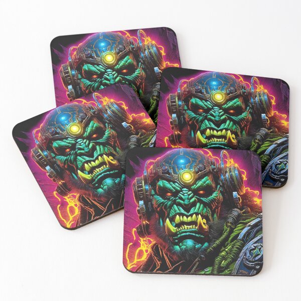 Item preview, Cyber Orc - Surreal Sci Fi Fantasy art designed and sold by Delerat7.