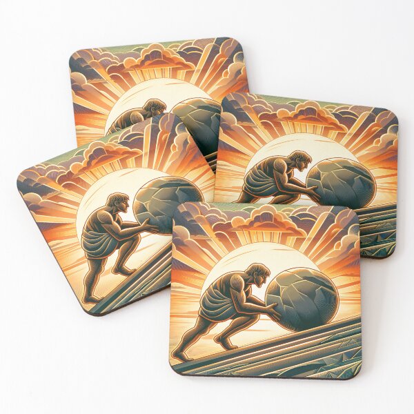Item preview, Sisyphus - The Eternal Struggle designed and sold by ClassicRetroism.