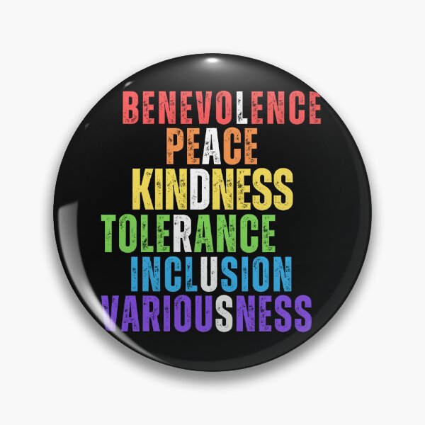 Item preview, Benevolence peace Kindness tolerance INCLUSION variousness Human Rights T-Shirt Classic T-Shirt designed and sold by Rockty.
