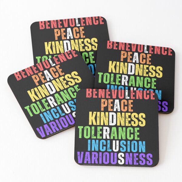 Item preview, Benevolence peace Kindness tolerance INCLUSION variousness Human Rights T-Shirt Classic T-Shirt designed and sold by Rockty.