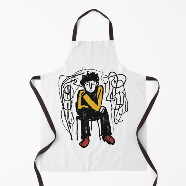Item preview, Depressed Man Sketch Illustration designed and sold by MadSwellDesigns.