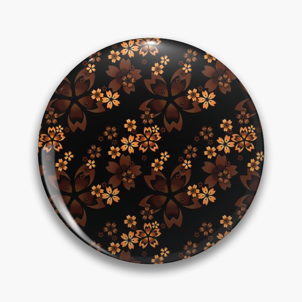 Item preview, Yukata kimono  Japanese Flower pattern  designed and sold by ThePurplePrints.