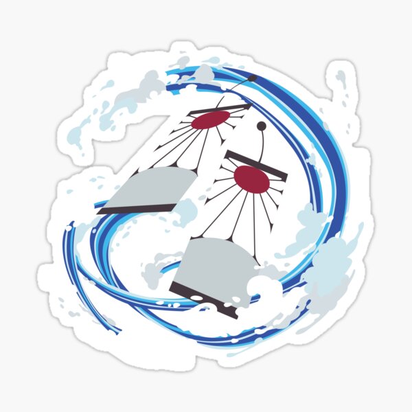 Tanjiro's Earings Sticker