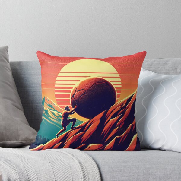 Item preview, Sisyphus - The Eternal Struggle designed and sold by ClassicRetroism.