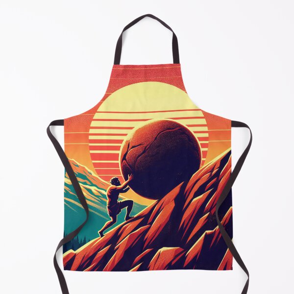 Item preview, Sisyphus - The Eternal Struggle designed and sold by ClassicRetroism.