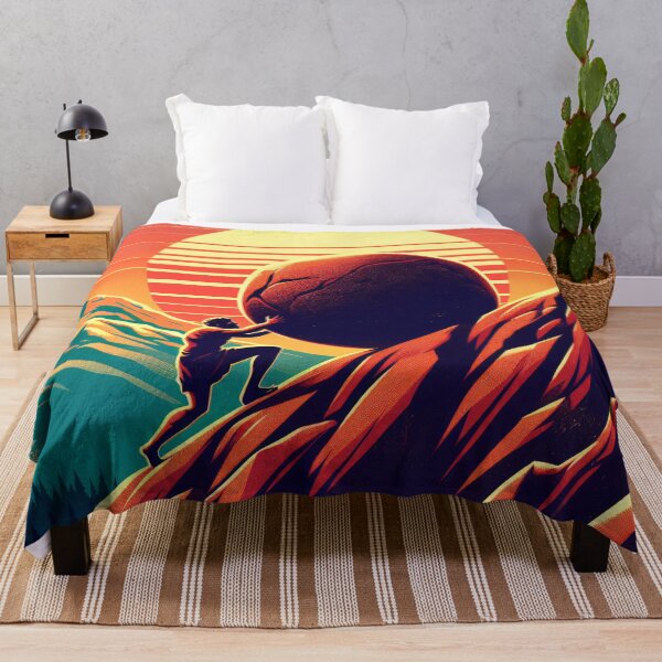 Item preview, Sisyphus - The Eternal Struggle designed and sold by ClassicRetroism.