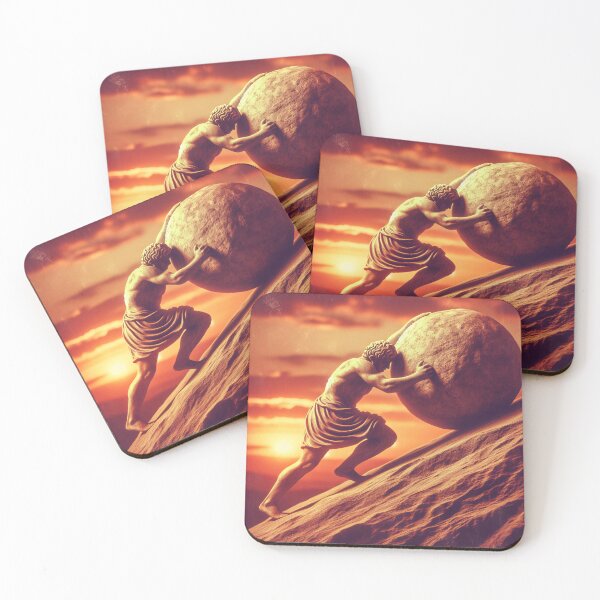 Item preview, Sisyphus - The Eternal Struggle designed and sold by ClassicRetroism.
