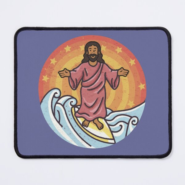 Item preview, Jesus surfing - fun on a surfboard designed and sold by Superdealkoeln.
