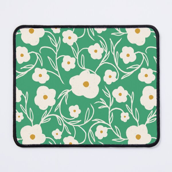 Item preview, Floriography Modern Floral Daisy Green designed and sold by susycosta.