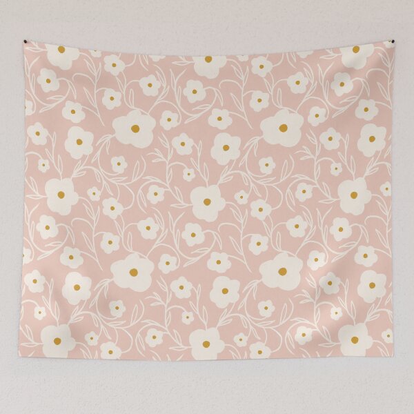 Item preview, Floriography Modern Floral Daisy Pink designed and sold by susycosta.