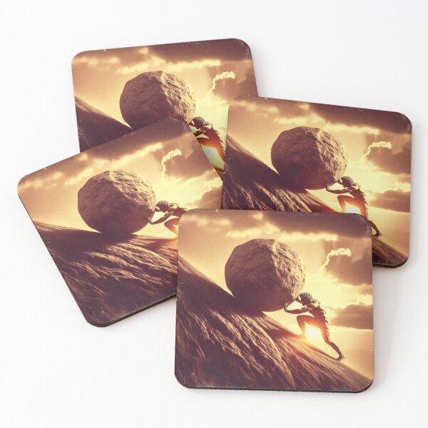 Item preview, Sisyphus - The Eternal Struggle designed and sold by ClassicRetroism.