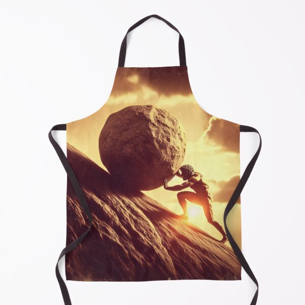 Item preview, Sisyphus - The Eternal Struggle designed and sold by ClassicRetroism.