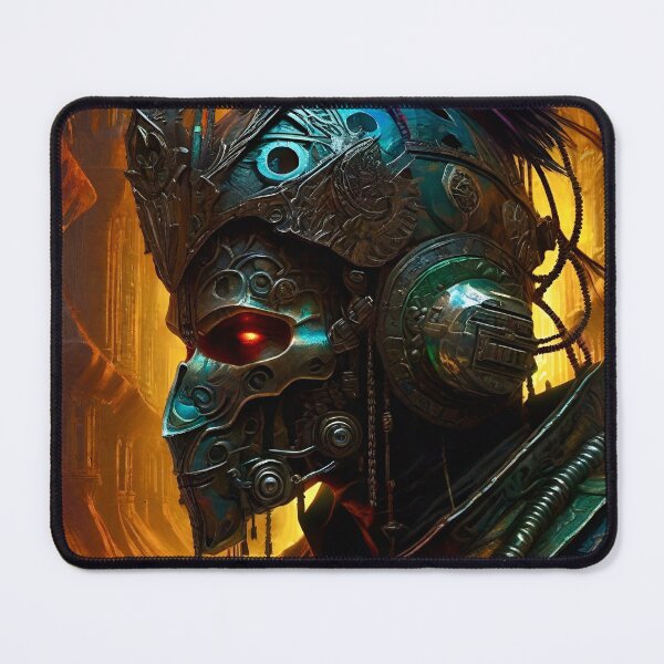 Item preview, Wastelands Cyber Mutant - Surreal Sci Fi Fantasy art designed and sold by Delerat7.