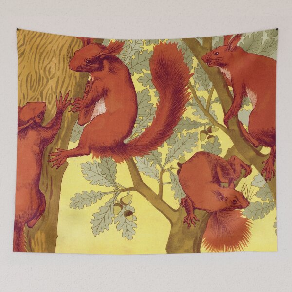 Item preview, Squirrels Artistic Harmony in Natures Dance designed and sold by InnerCitadel.