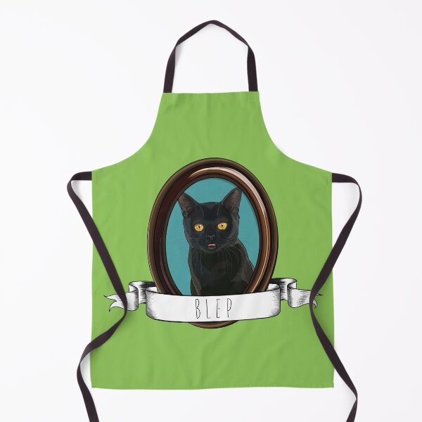 Item preview, Framed Portrait of a Black Bombay Cat Blep designed and sold by Carleah Unique.
