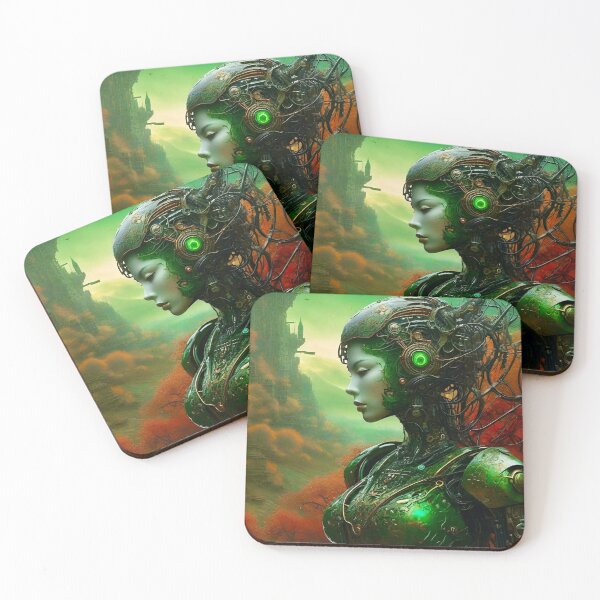 Item preview, Green Bio Punk - Sci Fi Character concept designed and sold by Delerat7.