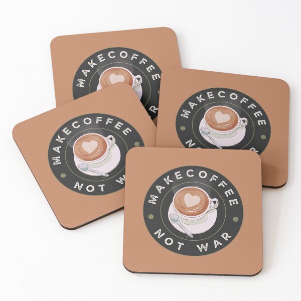 Item preview, Make Coffee Not War designed and sold by DCM MERCH on Amazon.