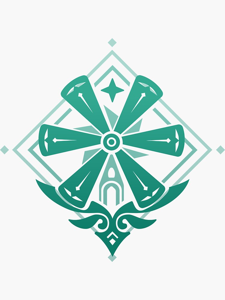 Mondstadt logo Genshin Impact" Sticker for Sale by damomonkey | Redbubble