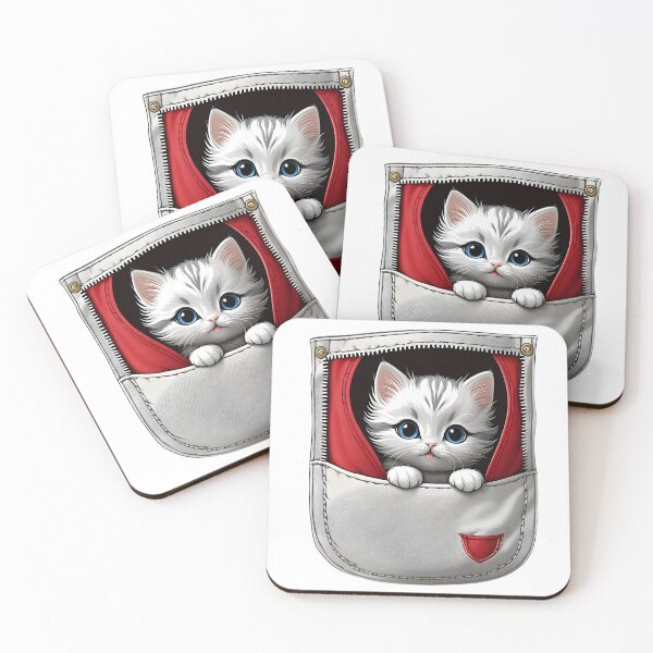 Item preview, Cute Cat In My Pocket For Cats Lovers designed and sold by ColorFlick.