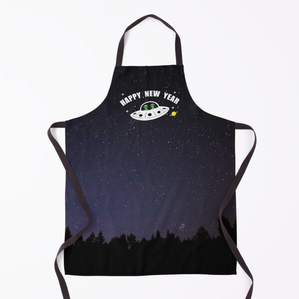 Item preview, Happy New Year Alien UFO designed and sold by Chelsealuv Krigbaum.