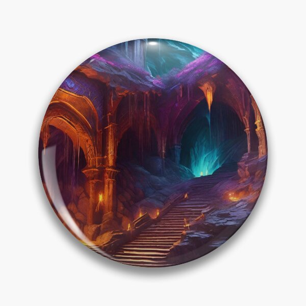Item preview, Underdark Caverns - Surreal Fantasy Art designed and sold by Delerat7.