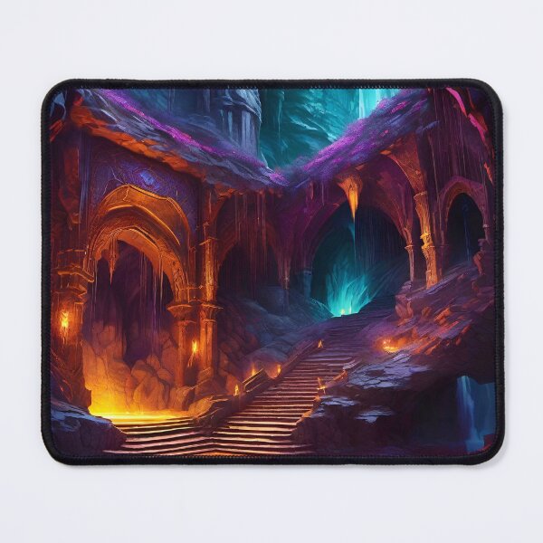 Item preview, Underdark Caverns - Surreal Fantasy Art designed and sold by Delerat7.